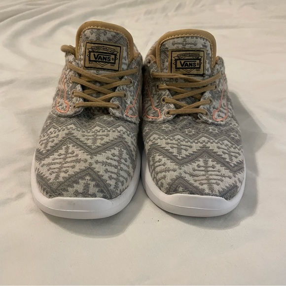 Vans Grey Patterned Sneakers - Picture 3 of 6